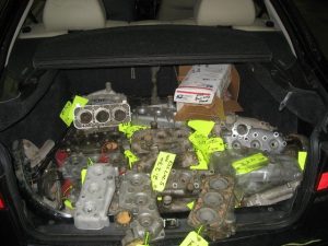 Pic #1 9000 trunk loaded with heads!
